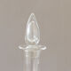 Vintage glass sweet decanter for a chic and modern oval shaped decoration