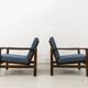 Vintage armchairs B-7522 by Zenon Bączyk, Poland, 1960s, set of 2