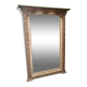 Miroir en bois et stuc polychrome 74x105cm