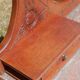 Art Deco dressing table in oak and red marble, 1920s-30s.