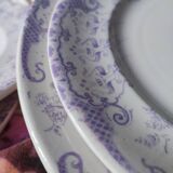 5 Longwy earthenware serving dishes