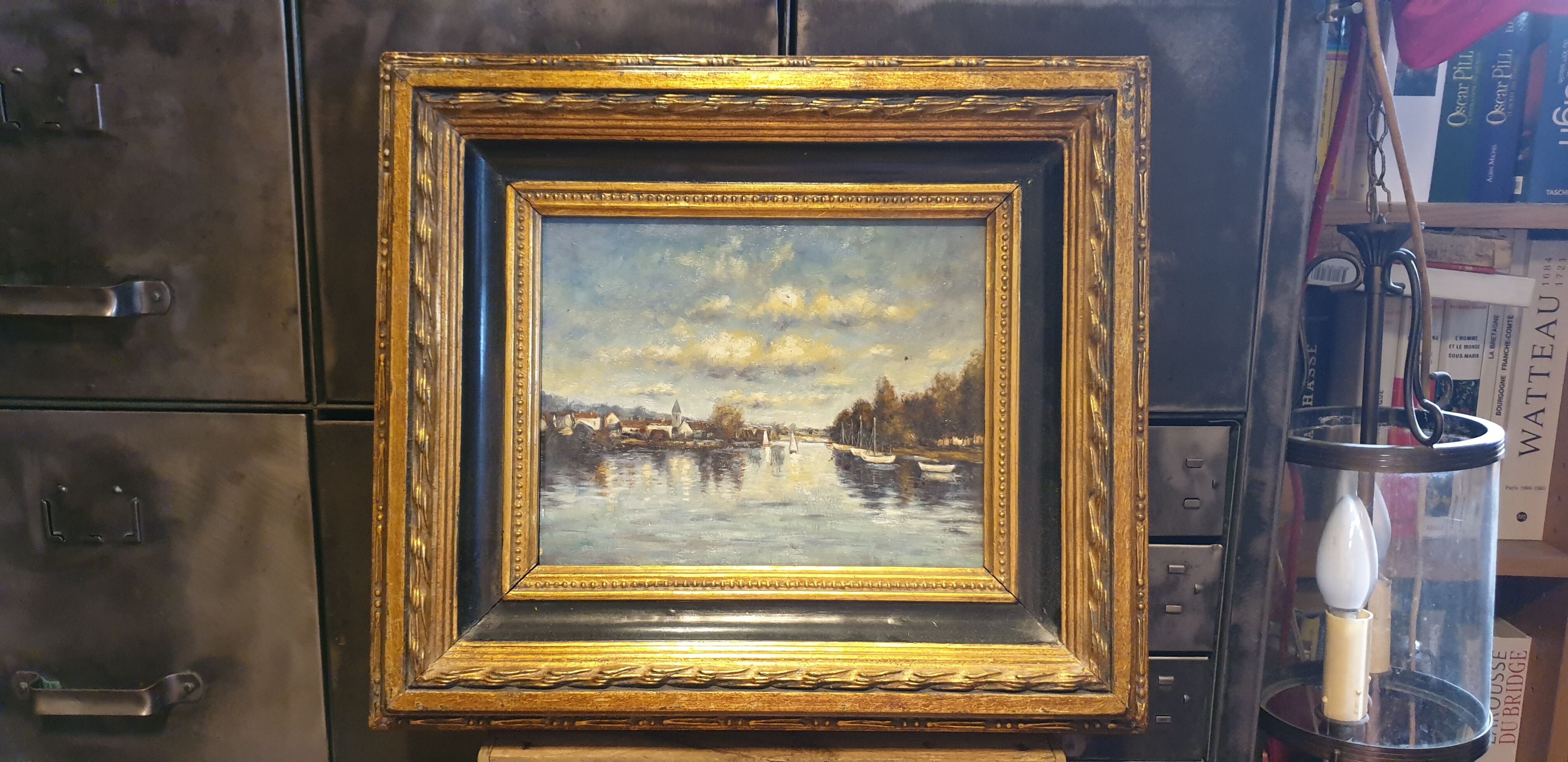 Safe marine oil panel