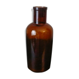 Amber drug bottle