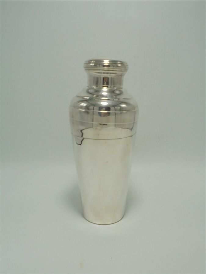 Silver metal shaker