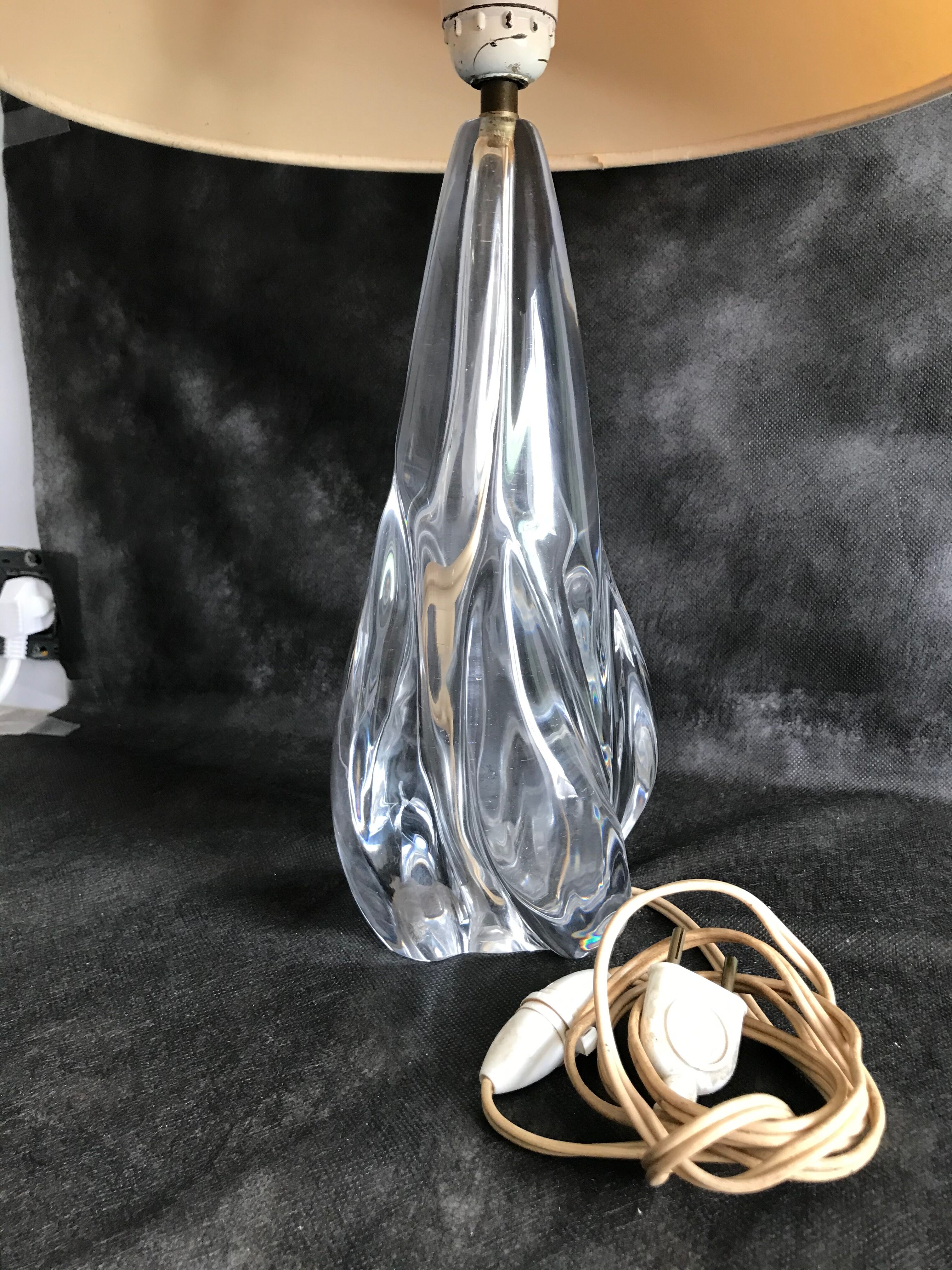 Pied de lampe Joseph Bleichner Manufacture de Saint Louis