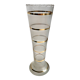 Serrated vase with gilded edging 60s