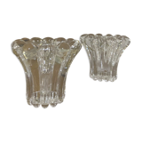 Pair of candle holders made in west germany
