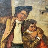 Edouard John E. Ravel is an artist born in Switzerland in 1847 and died in 1920, HST tavern scene