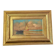 Original Artwork Painting Gold Frame Oil on Cardboard