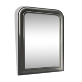 Louis Philippe mirror in wood and patinated stucco, 19th century