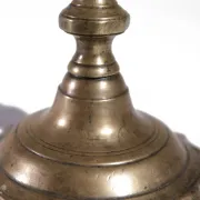 French 18th-century brass candlestick – Louis XV