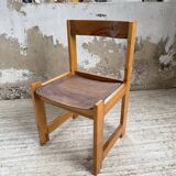 Set of 4 70s elm chairs, Regain