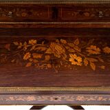 Inlayed desk, Napoleon III, France, circa 1870. Antique.