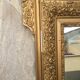Old mirror in gilded wood and stucco 120 x 85 cm