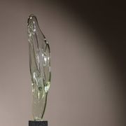 Monumental Glass Sculpture ‚Caviersecha‘ | Eastern Europe 1987