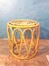 Tabouret bambou & rotin 1960s