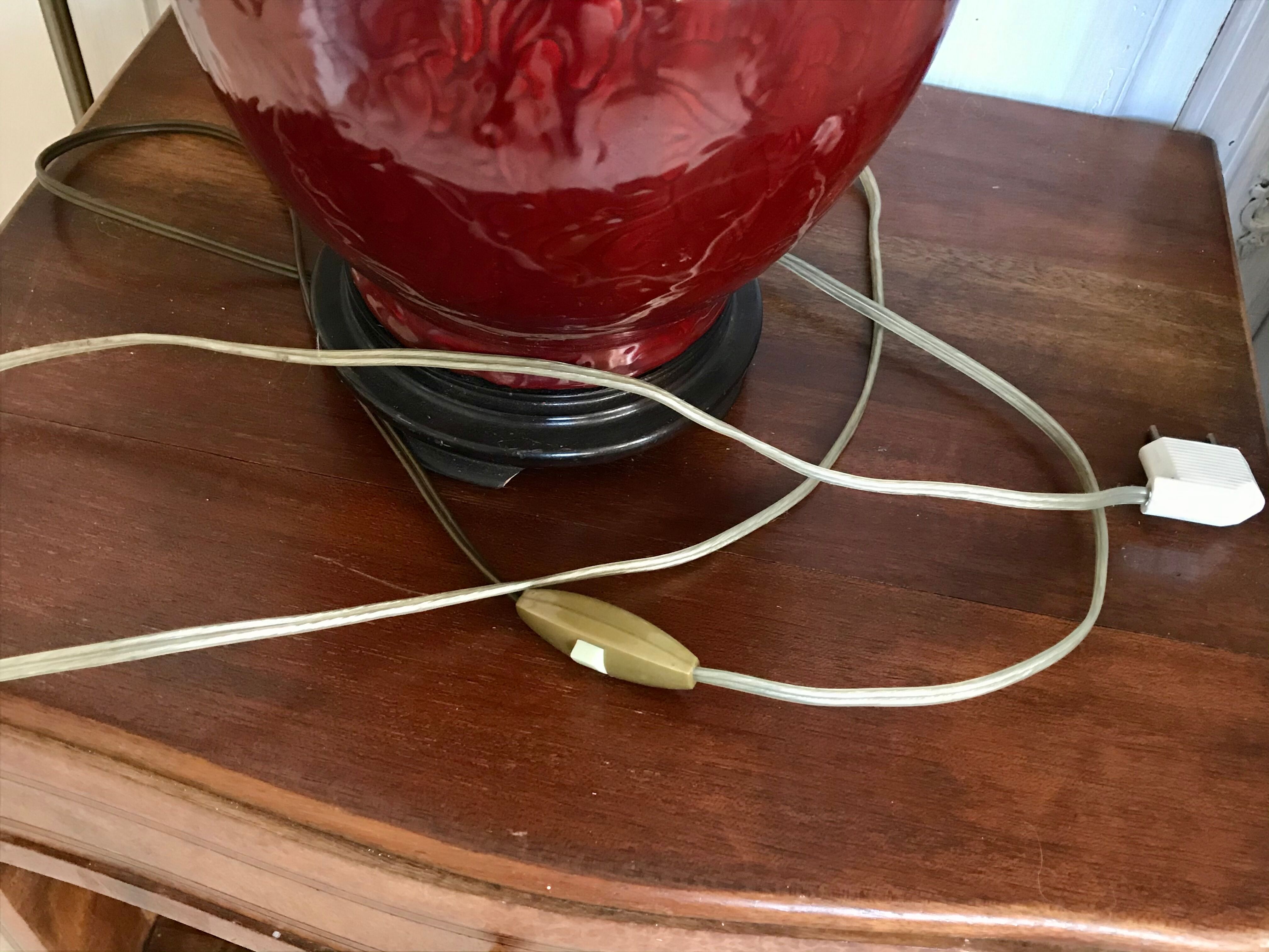 Vintage ceramic lamp