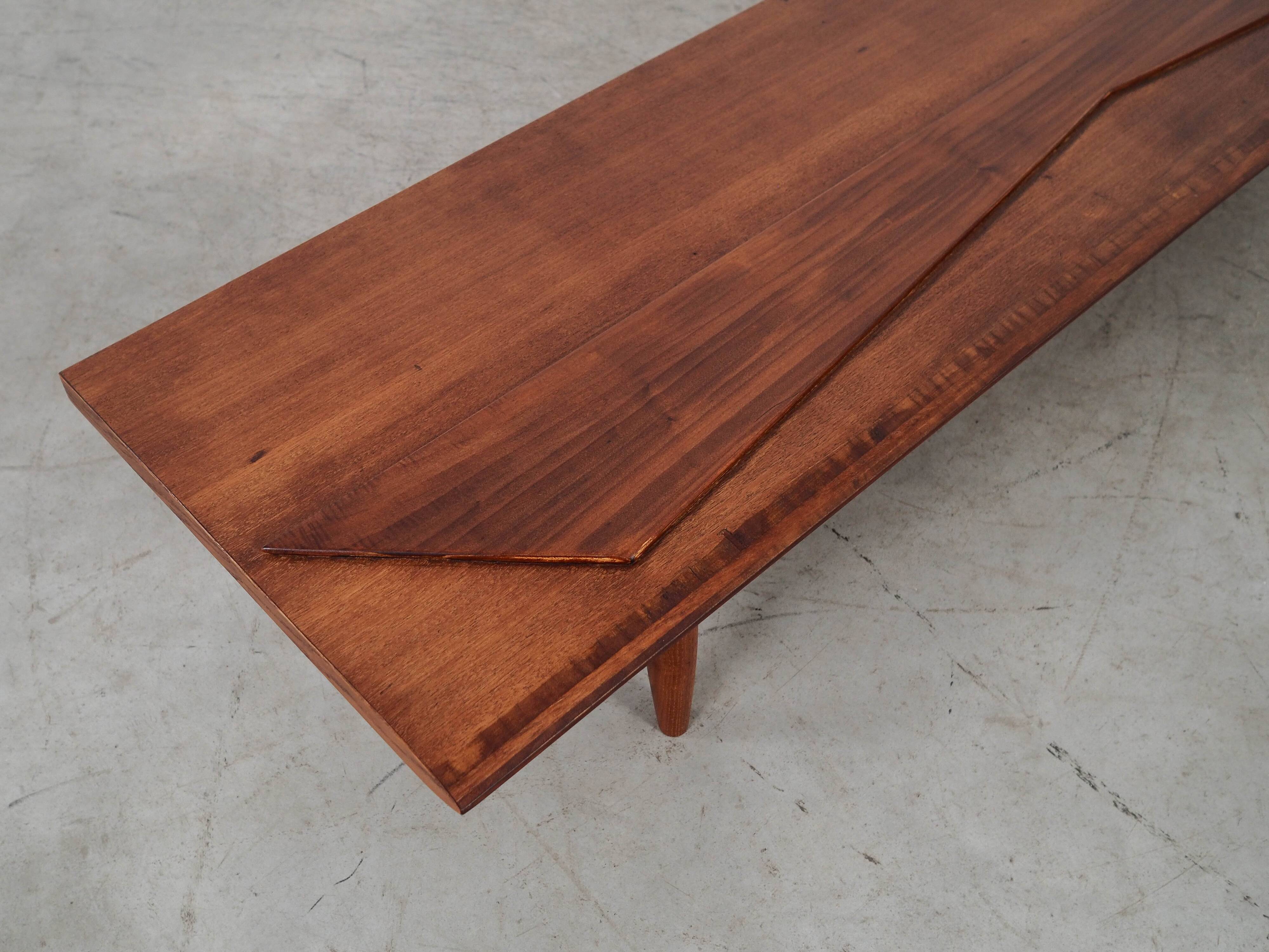 Mahogany lowboard, Danish design, 1970s, made in Denmark