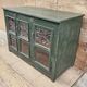 Ancien buffet vitré en teck birman