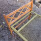 Vintage folding bed