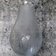 Globe ancien  pour lampe à pétrole  tulipe verre gravé