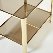 Bronze side table signed J.T. Lepelletier for Broncz circa 1960