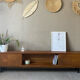 Vintage wooden row from the 50s-60s