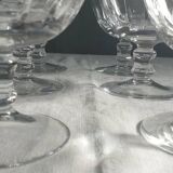 6 coupes à Champagne en cristal