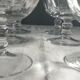 6 crystal Champagne glasses
