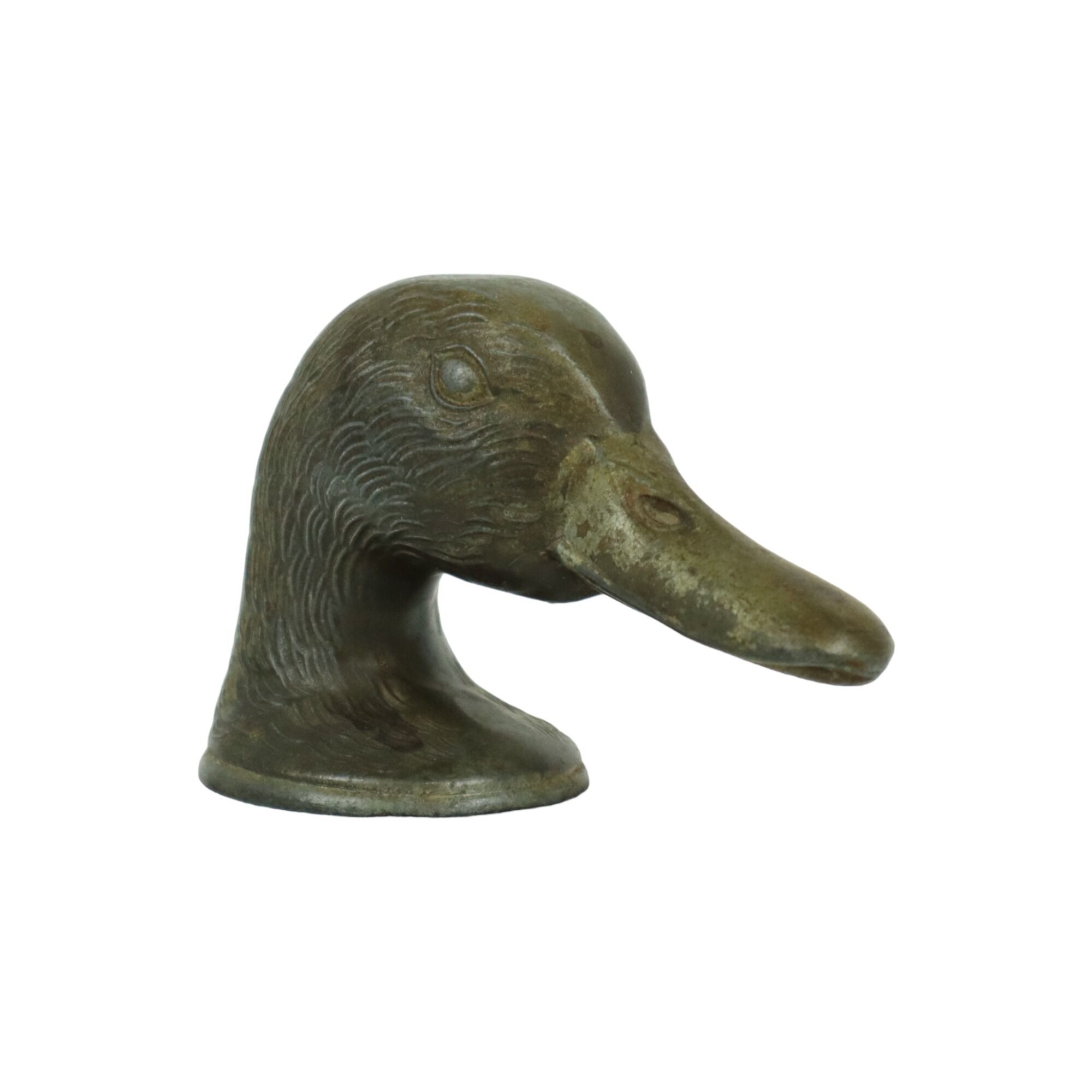 Ducky paris pewter bottle opener brass collector's item bar 1940s