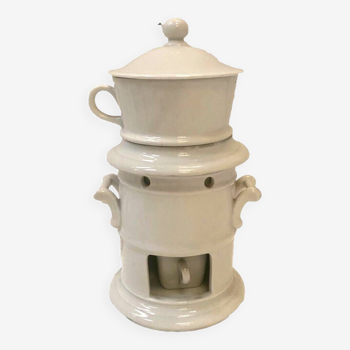 20th century white porcelain teapot