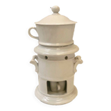 20th century white porcelain teapot