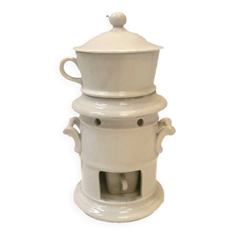 20th century white porcelain teapot