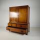 Early 19th Century English Mahogany Linen Press Cabinet, c.1820–1840