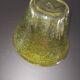 Large blown biot glass salad bowl