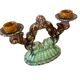 Set of 2 vintage ceramic candlesticks / decoration
