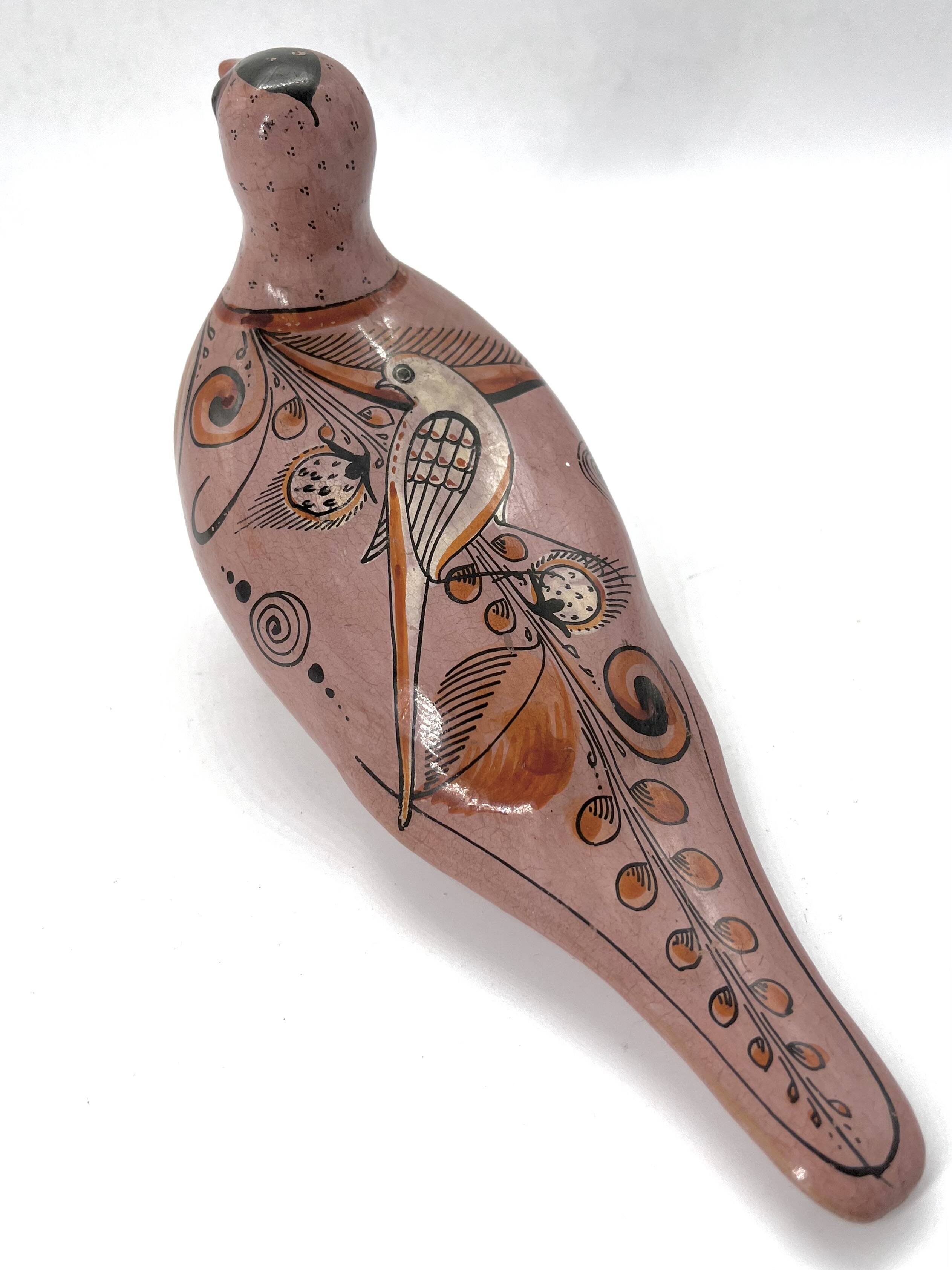 Bird Mexico vintage Mexican ceramic