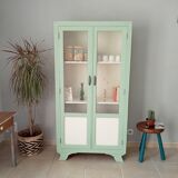 Art Deco glass cabinet 50s