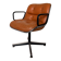 Charles Pollock Knoll Office Chair Patinated Camel Leather