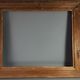 Imposing nineteenth century frame wood and gilded stucco 103x87 foliage 82.7x66.7 cm SB