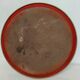 Antique Napoleon III Round Sheet Metal Tray - Flower Painting