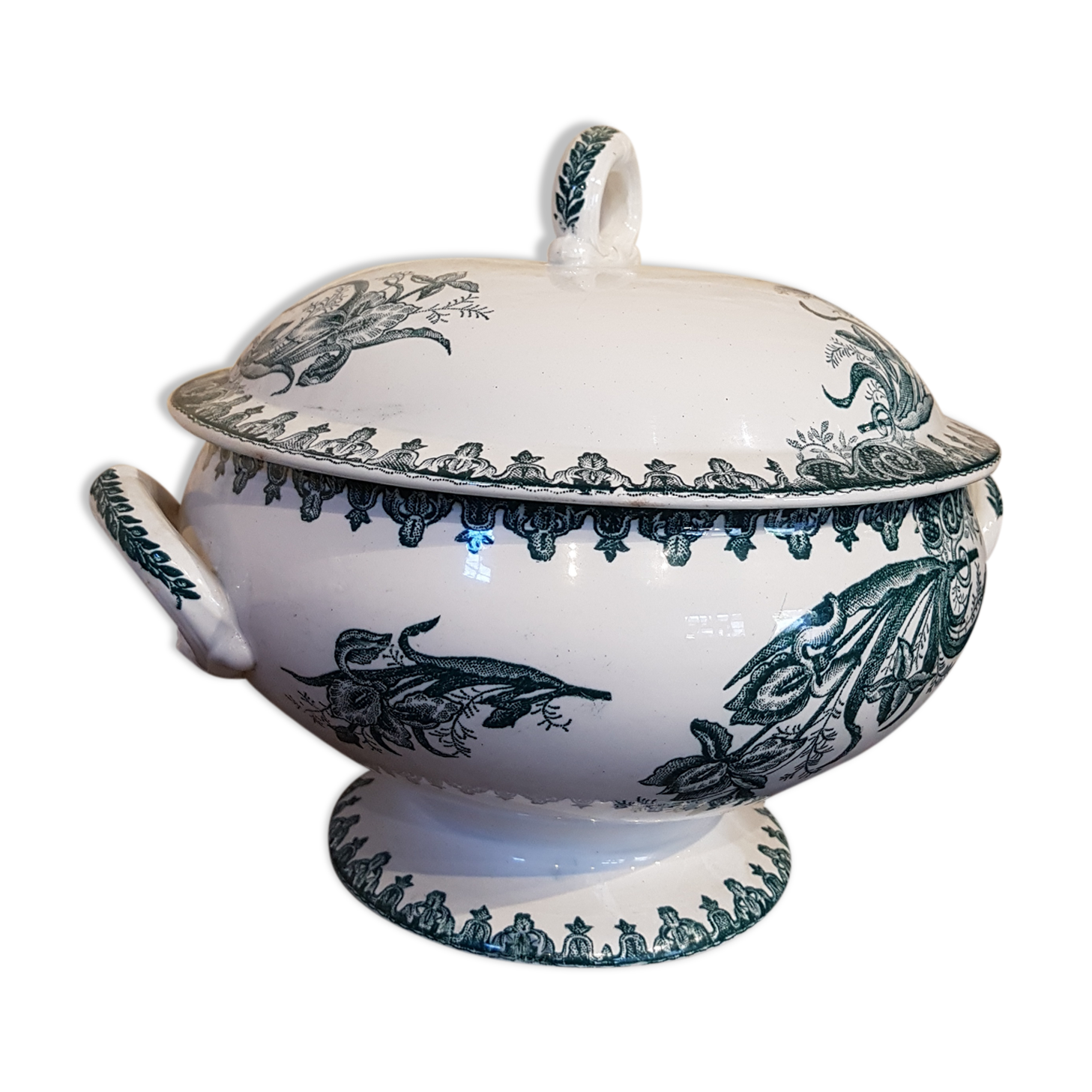 Old tureen iron Earth model Iris