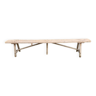 Wooden bench