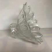 Old flower-shaped bubble round footed cup