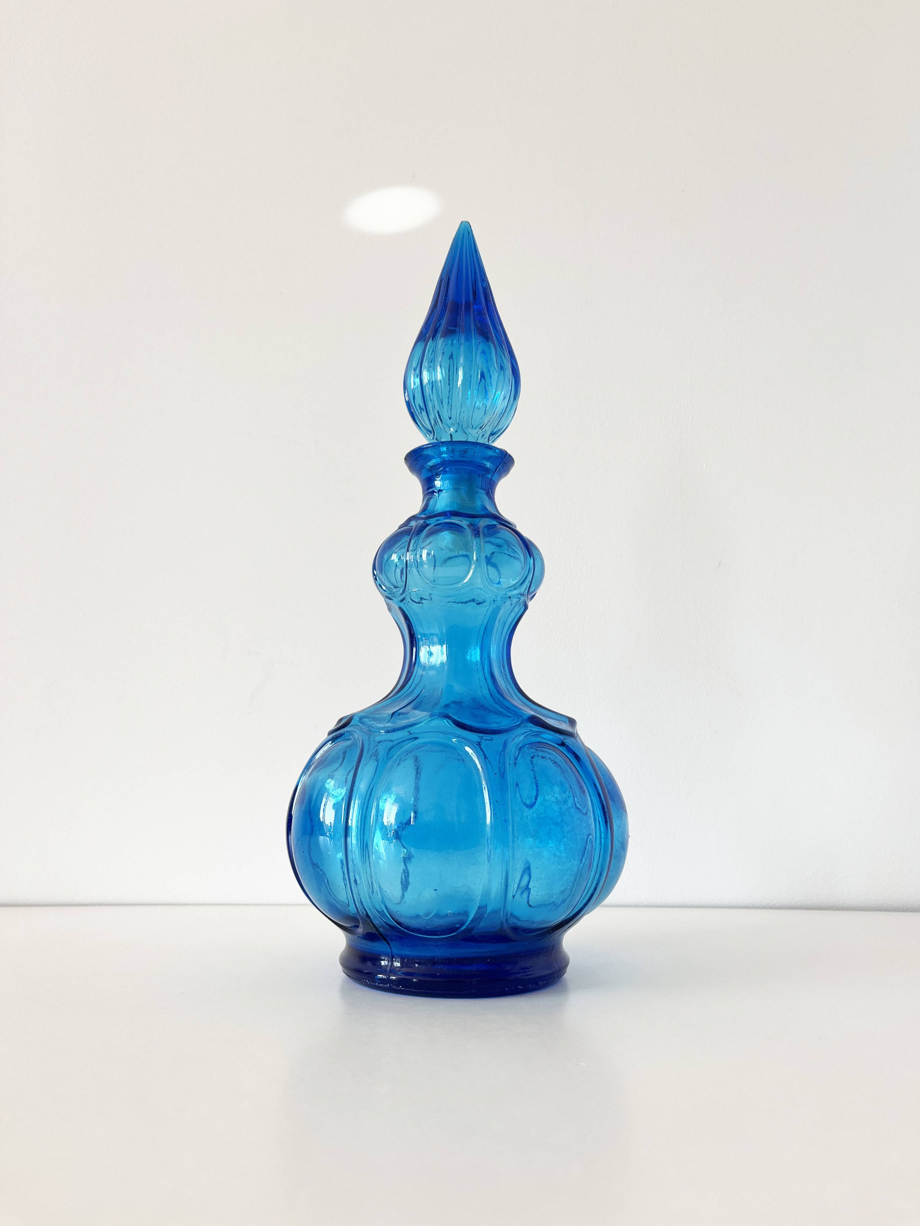 Blue Empoli Italian Carafe