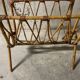 1960s rattan magazine rack