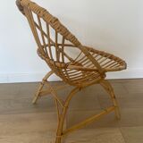 Chaise enfant en rotin