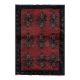 Tapis vintage turc de oushak tissé à la main 108x163 cm