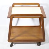 Danish Design Bar Cart Teak Silka Möbler 1960s