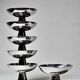 6 Vintage stainless steel dessert bowls by Guy Degrenne